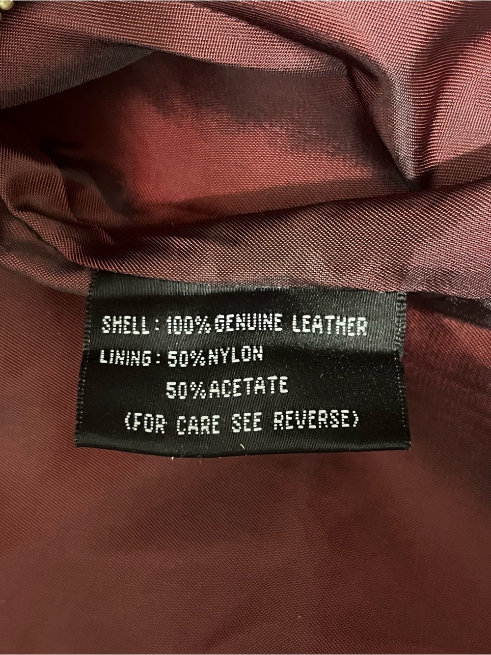 Red Sally & John New York leather jacket Size Large. See pics for Condition - Picture 4 of 9